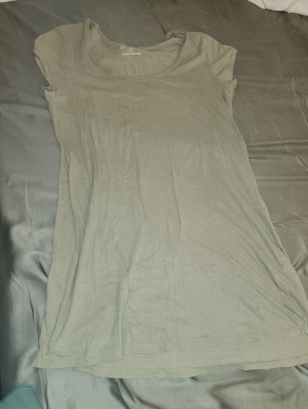 Universal Thread Olive Green Short Sleeve Tee Dress